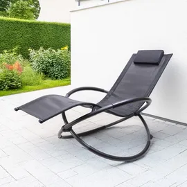 Albatros Gartenliege X-FORM 93 x 90 x 0 cm Grau