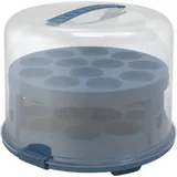 Rotho Fresh XL Tortenglocke Aufbewahrungsbehälter horizon blau (1046006161)