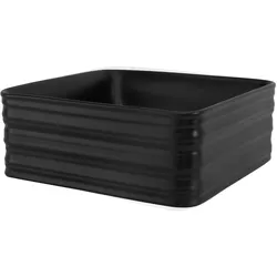 LuxeBath Keramik Waschbecken Waschtisch Aufsatzwaschbecken Waschschale 390x390x150 mm