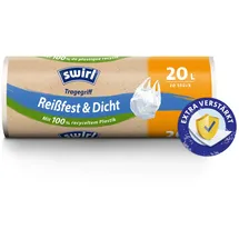 Swirl swirl® Tragegriff-Müllbeutel 20 l 20 Stück