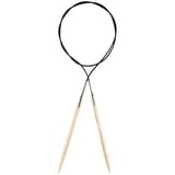 KnitPro K22249 Rundstricknadel, Bamboo, Gold, 80 cm x 5 mm