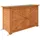 MCombo Gartenschrank Geräteschuppen Holz 1280 Braun/Orange