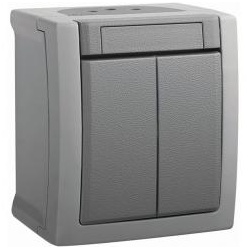 HHG PACIFIC Wippschalter Serien (grau)