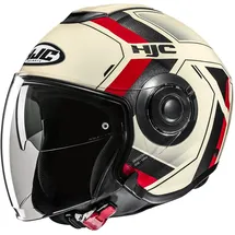 HJC Helmets i40N Velu MC1 Beige/Schwarz/Rot M