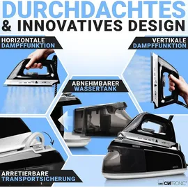 Clatronic DBS 3749 Dampfbügelstation 2400 W