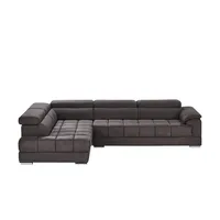 U N O Sports uno Ecksofa Mikrofaser ¦ grau ¦ Maße (cm): B: 299 H: 72 T: 211