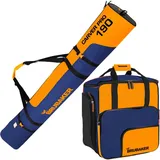Brubaker Skitaschen Kombi Set Carver Pro Blau/Orange