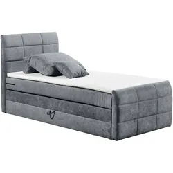 Boxspringbett KUBA 1 - grau