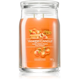 Yankee Candle Farm Fresh Peach große Kerze 567 g