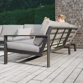 Home Deluxe RIO XXL Set 7-tlg. Grau/Schwarz