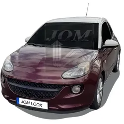 Kühlergitter Kühlergrill Sportgrill ohne Emblem, schwarz für Opel Adam passend für Opel Adam, 2012-2019