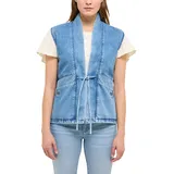 Mustang Jeansweste mit Schnürung Modell Gillian Jeansblau, XS
