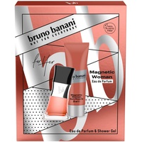 bruno banani Geschenkpackung MAGNETIC Woman Eau de Parfum 30ml + Duschgel 50ml