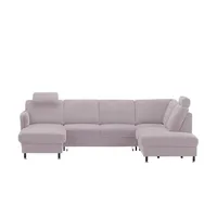 meinSofa Wohnlandschaft  Veit , rosa/pink , Maße (cm): B: 305 H: 90 T: 200.0