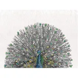 colnk Maxwell & Williams Marini Ferlazzo Birds Bedrucktes Geschirrtuch mit Gang Gang Cockatoo Design, 100% Baumwolle, Schwarz/Weiß, 50 x 70 cm, Waschmaschinenfähig