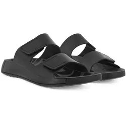 ECCO Sandale Cozmo Flat (Nubukleder, flexible Sohle) schwarz Herren