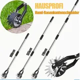Hausprofi Rasenkantenschneider Mit Rädern— Verstellbarer Rasenkantenroller Mit 3-teiligem Edelstahlgriff (97,5/135/172 Cm) & Robuste 50mn Stahlklinge , Ideal Für Rasenkanten, Wege, Einfahrten & Blumen