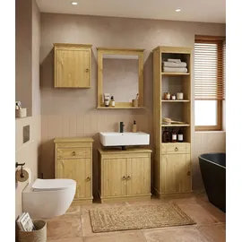 OTTO home Unterschrank OTTO HOME "Indra, Badschrank, Badmöbel, Badezimmerschrank", natur, B:46cm H:73cm T:32cm, Massivholz, Schränke, Unterschrank, aus massiver Kiefer, mit Schublade, FSC-zertifiziert