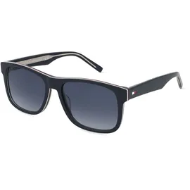 Tommy Hilfiger TH 2073/S Herren-Sonnenbrille Vollrand Quadratisch Acetat-Gestell, blau