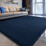 Sour Lemon Teppich Wohnzimmer 160x230 Marineblau, Waschbarer Teppich Kinderzimmer Mädchen Junge Teppich Schlafzimmer Grau Carpet Teppiche Gegend Kurzflor Flauschig Rutschmatte Teppich Kinderzimmer