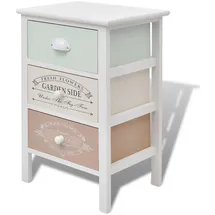 vidaXL Sideboard 38 x 57 x 28 cm Weiß