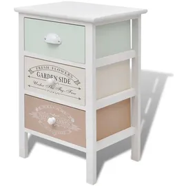 vidaXL Sideboard 38 x 57 x 28 cm Weiß