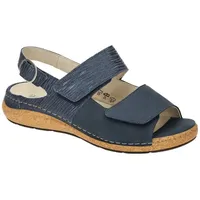 WALDLÄUFER Komfort Sandalen in blau, Gr.: 37,5