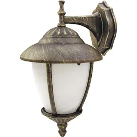 Rabalux Außenwandleuchte Metall 37,0 cm E27 dimmbar IP43 gold-weiß