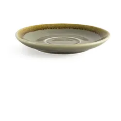 Gastronoble Olympia Kiln Untertassen Moos | 11,5cm | Porzellan | 12 Untertassen
