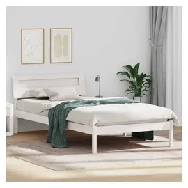 vidaXL Bettrahmen 100 x 200 cm Weiß