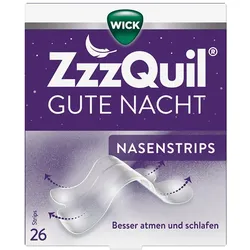 Wick Zzzquil Gute Nacht Nasenstrips