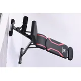 AIRHOT Hantelbank mit Gummiband für Zuhause Tragfähigkeit 400 kg schwarz