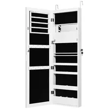 Costway Schmuckschrank mit Ganzkörperspiegel 120 cm
