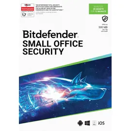 BitDefender Small Office Security 2025 ESD 20 Geräte 1 Jahr DE Win Android iOS