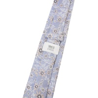 Eterna Krawatte in grau gemustert, grau, 142