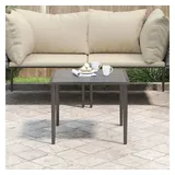 vidaXL Gartentisch 48 x 48 x 37 cm Grau