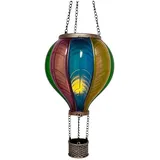 Anna ́s Collection Solarleuchte Kunststoff 15x25 cm inkl. Kette mehrfarbig