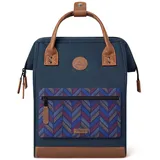 Cabaia Adventurer Essentials Backpack M Dunkelblau/Braun