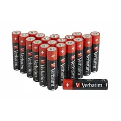 Verbatim AAA-Alkalibatterien, 20er-Pack