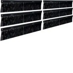 Hager FZ873XE Bodenblech mit Bürste 850x600mm (BxT).Bodenblech zum Einlegen der Kabel in den Anreihstandschrank.