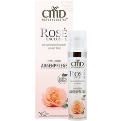 CMD Naturkosmetik Rosé Exclusive - Hyaluron Augenpflege 15ml Augencreme 