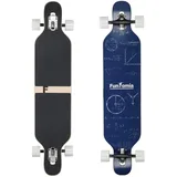 Flex2 bis 84kg - Camber Longboard (Flex2 bis 84kg, Mathe - Ahornholz)