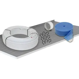 thermova Verbundrohr 80 m2 Tackersystem 35 mm WLG 045 16x2 Alu