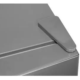 Exquisit KGC270-45-040D Kühl-Gefrierkombination (206 l, 1426 mm hoch, Inoxlook)