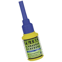 PETEC 91010 Schraubensicherung Mittelfest Blau 10g Schrauben Sicherung