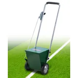 Vevor Trockenlinienmarkierer Linienmarker (5/10 cm Linien) Trockenlinienkreide für das Feld, mit Gummi-Einstellgriff, große Pulverkapazität 11,3 kg, für Baseball- und Softball-Infield, grün