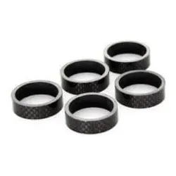 Spacer 1-1 / 8 Zoll 10 mm Ruß 5 Stück EINHEITSFARBE No Size