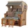 Mr. Deko Ammersee Blau/Teak Komplettset