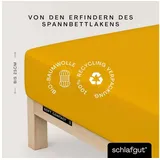 schlafgut Soft Contact 120 x 200 - 130 x 200 cm yellow deep
