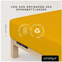 schlafgut Soft Contact 120 x 200 - 130 x 200 cm yellow deep